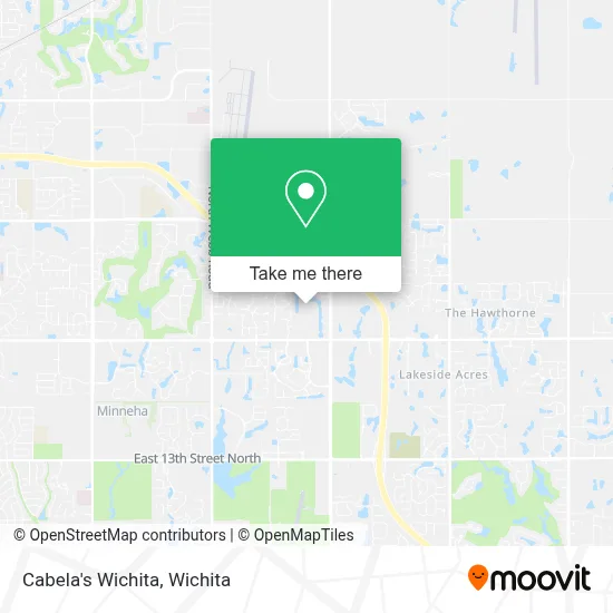 Cabela's Wichita map