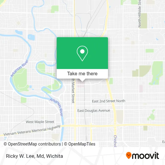 Ricky W. Lee, Md map