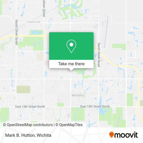Mark B. Hutton map