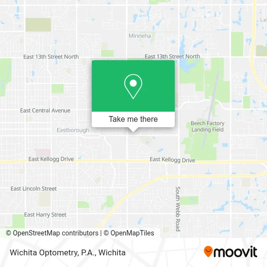 Wichita Optometry, P.A. map