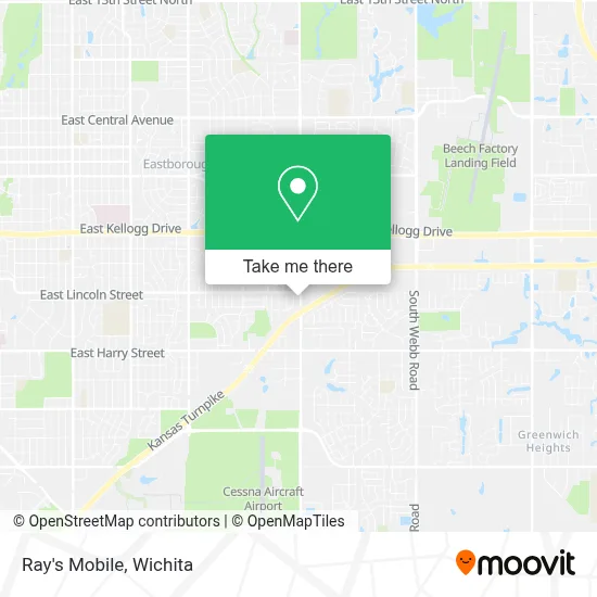 Ray's Mobile map