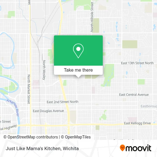 Just Like Mama's Kitchen map