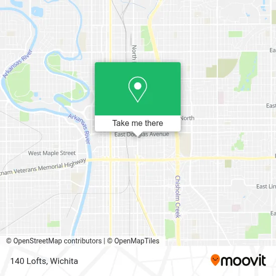 140 Lofts map