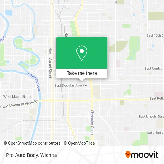 Pro Auto Body map