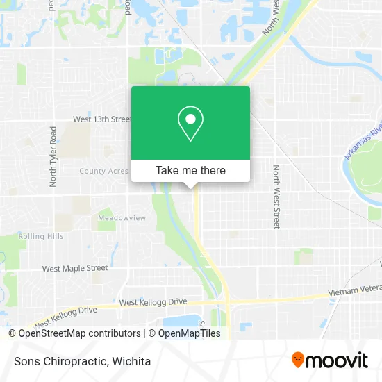 Sons Chiropractic map