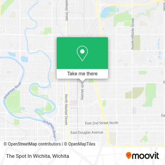 The Spot In Wichita map