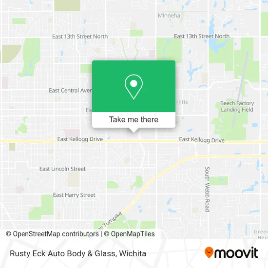 Rusty Eck Auto Body & Glass map