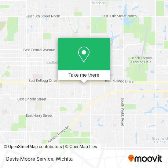 Davis-Moore Service map