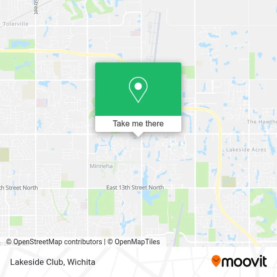 Lakeside Club map
