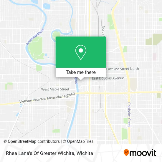 Rhea Lana's Of Greater Wichita map