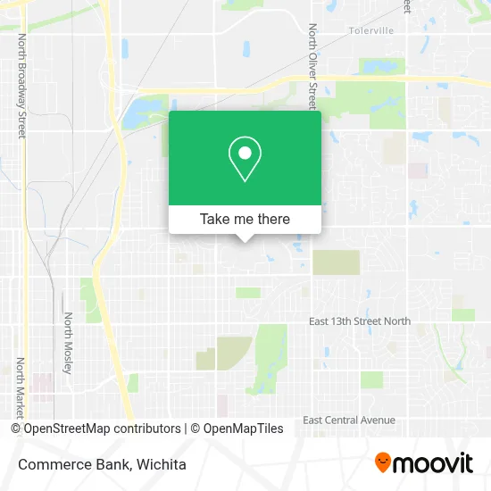 Commerce Bank map
