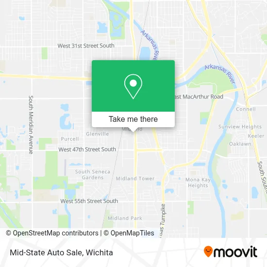 Mid-State Auto Sale map
