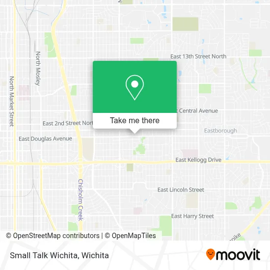 Small Talk Wichita map