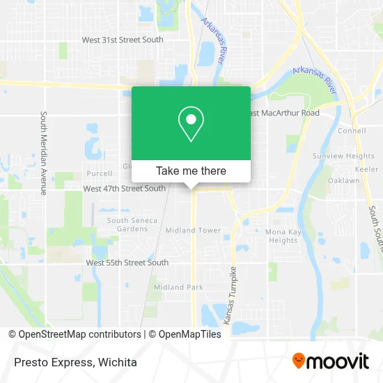 Presto Express map