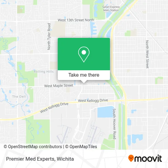 Premier Med Experts map