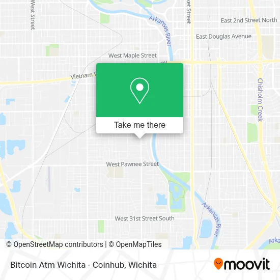 Bitcoin Atm Wichita - Coinhub map