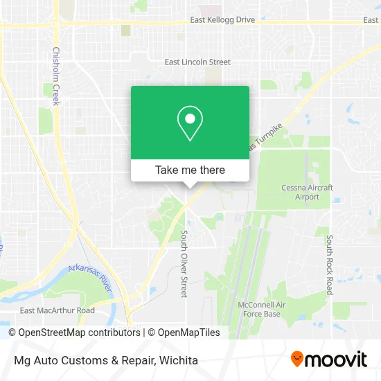 Mg Auto Customs & Repair map