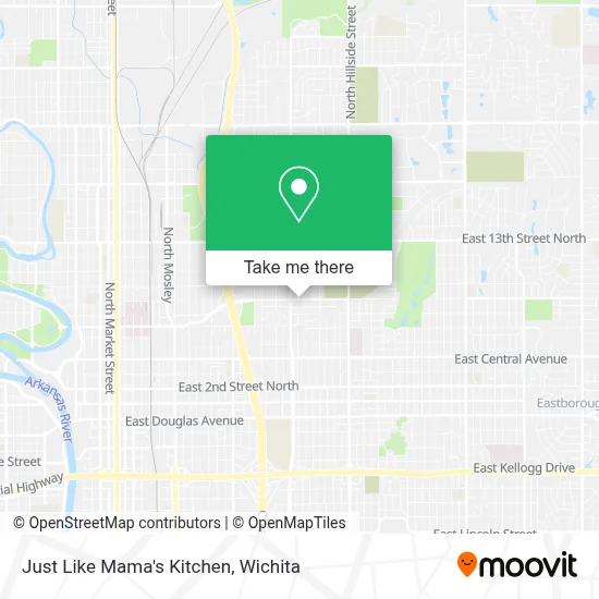 Just Like Mama's Kitchen map