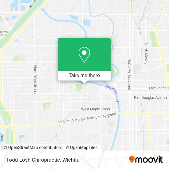 Todd Losh Chiropractic map
