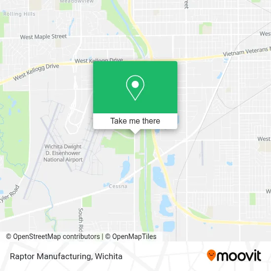 Raptor Manufacturing map