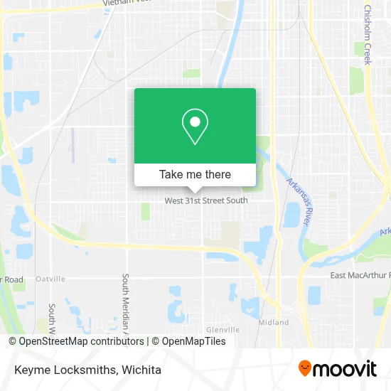 Keyme Locksmiths map