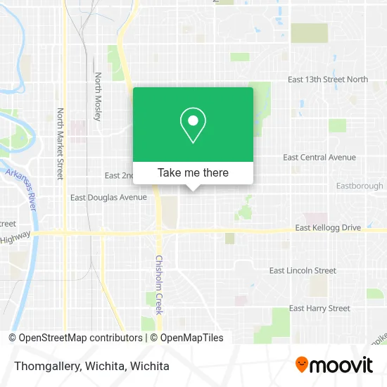 Thomgallery, Wichita map