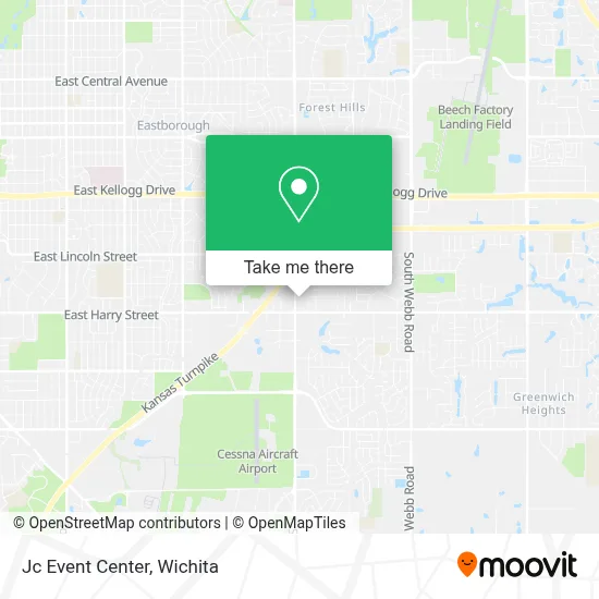 Jc Event Center map