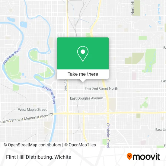 Flint Hill Distributing map