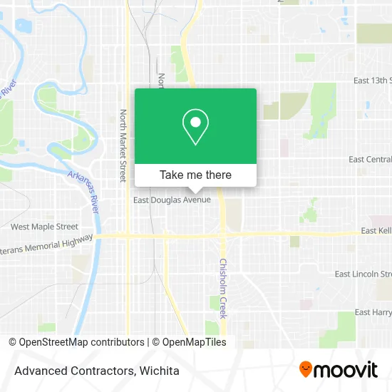 Advanced Contractors map