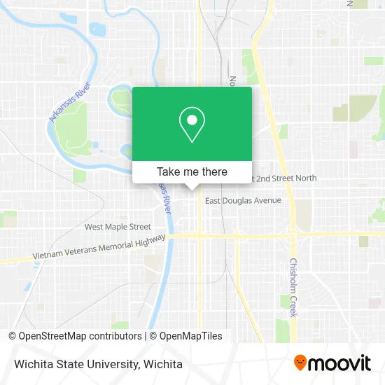 Wichita State University map
