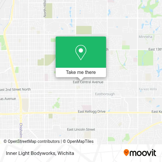 Inner Light Bodyworks map