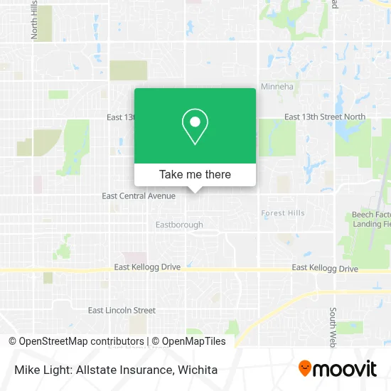 Mike Light: Allstate Insurance map