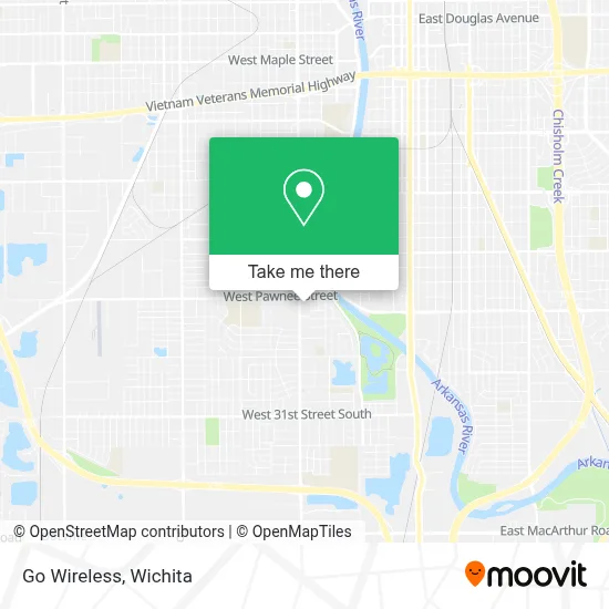 Go Wireless map