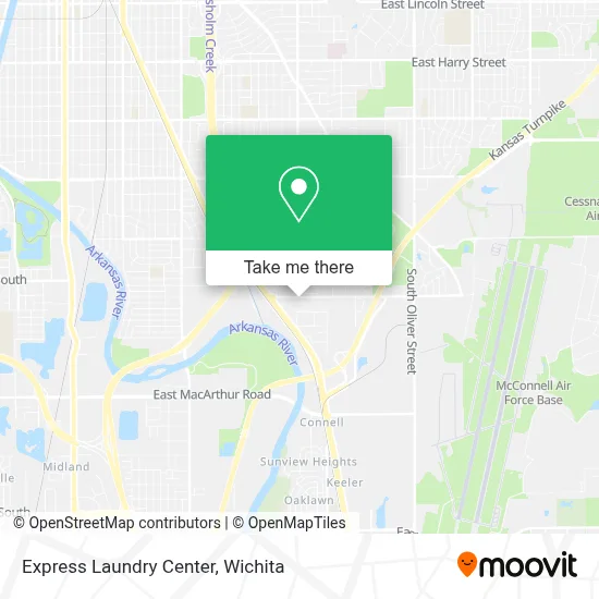Express Laundry Center map