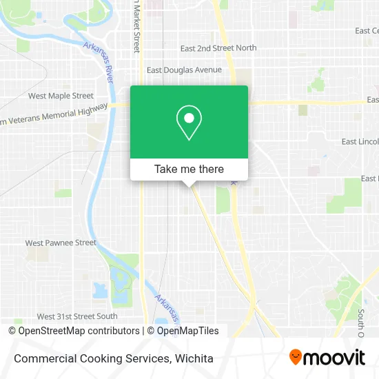 Commercial Cooking Services map