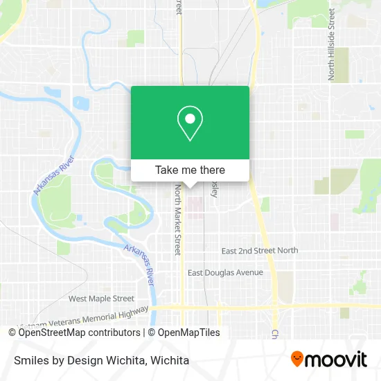 Smiles by Design Wichita map