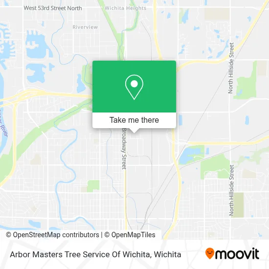 Arbor Masters Tree Service Of Wichita map