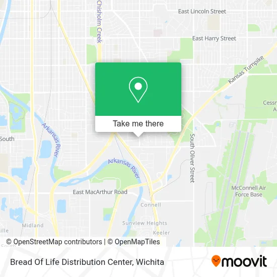 Bread Of Life Distribution Center map