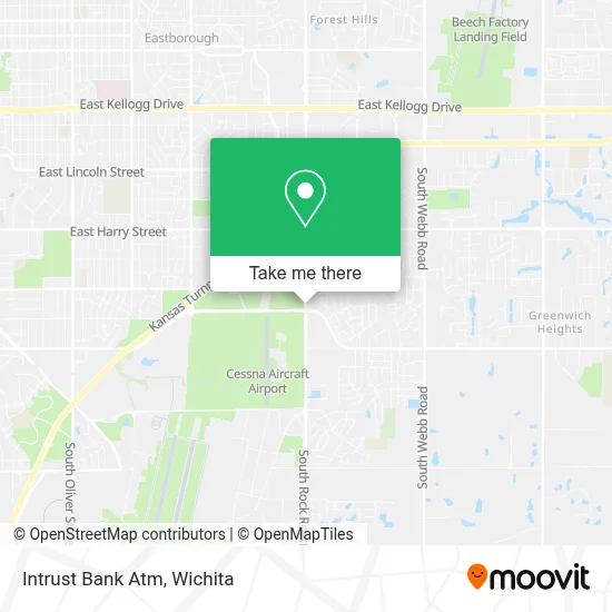 Intrust Bank Atm map