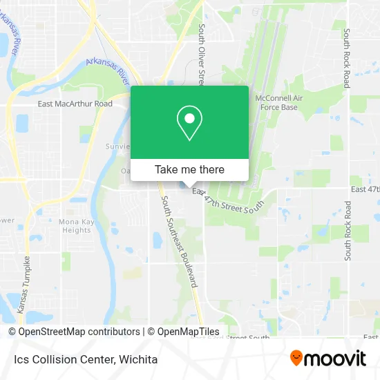 Ics Collision Center map