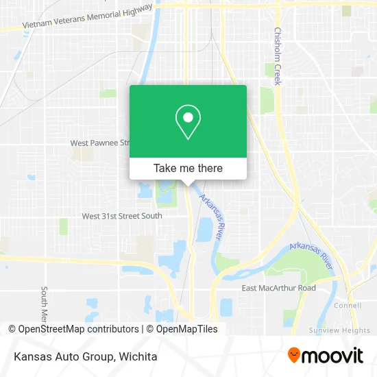 Kansas Auto Group map