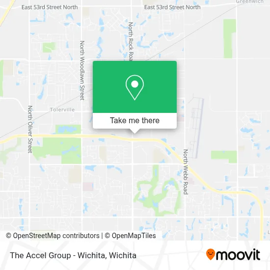 The Accel Group - Wichita map