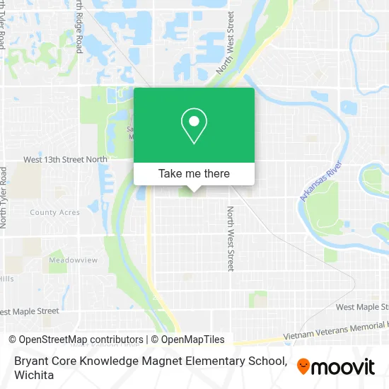 Bryant Core Knowledge Magnet Elementary School map