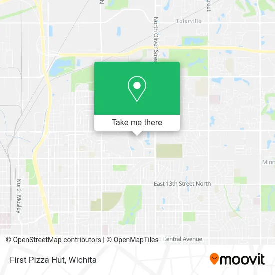 First Pizza Hut map