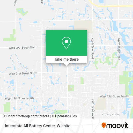 Interstate All Battery Center map