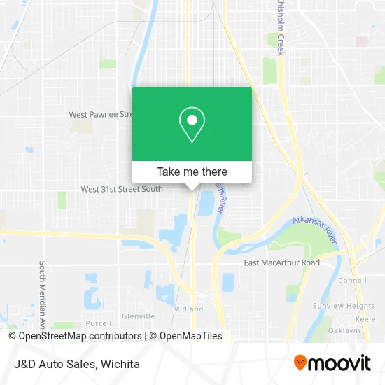 J&D Auto Sales map