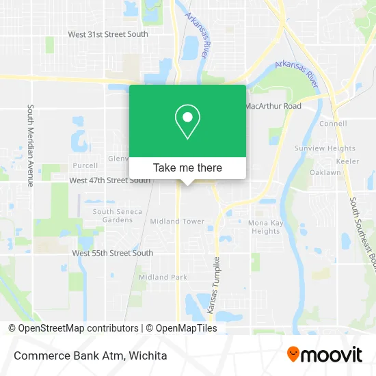 Commerce Bank Atm map