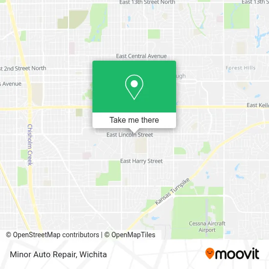 Minor Auto Repair map
