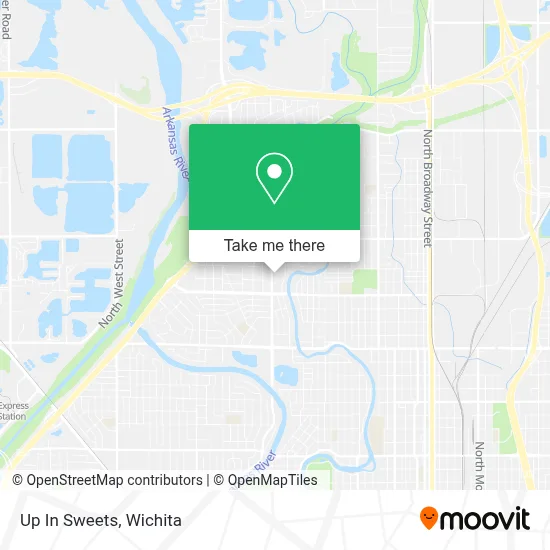 Up In Sweets map