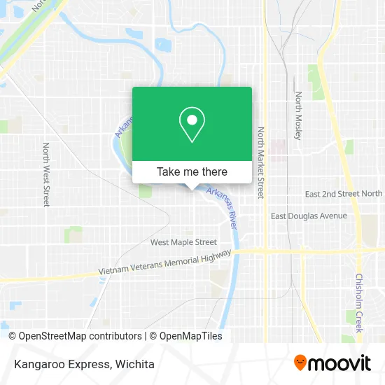 Kangaroo Express map